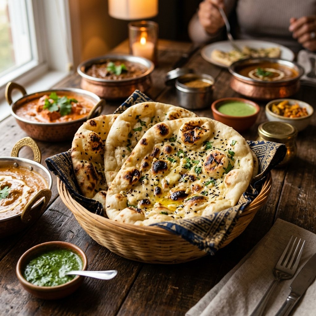 Fresh Garlic Naan